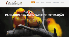 Desktop Screenshot of clinicadeaves.vet.br
